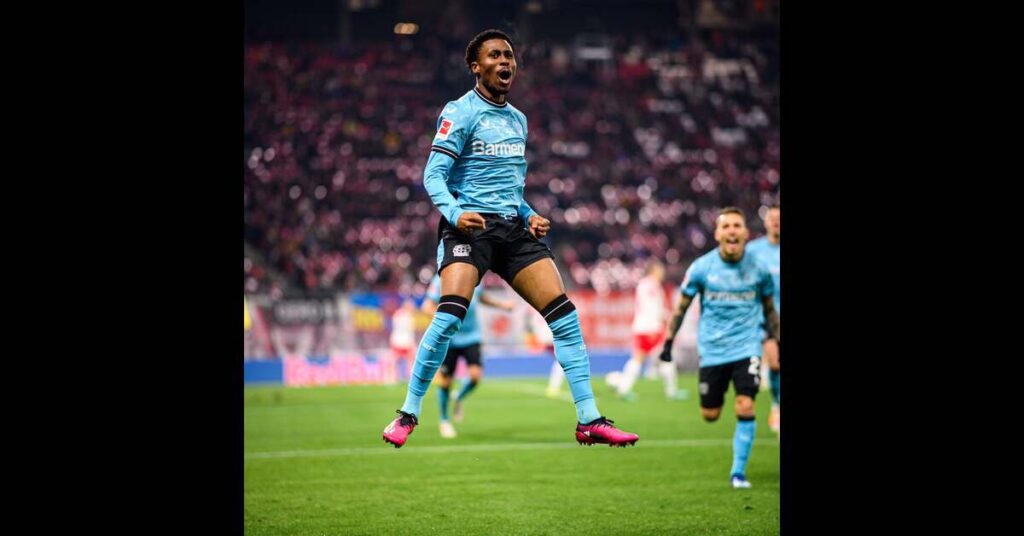 Nathan Tella Sparks Bayer Leverkusen’s Comeback with Goal