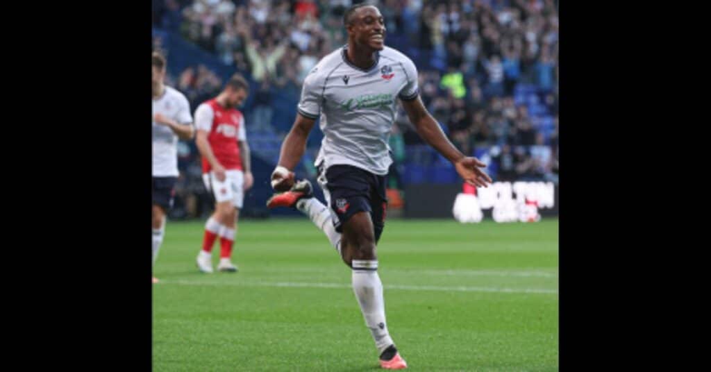 Bolton’s Ibadan Born Striker Targeted by Turkish Clubs This Summer
