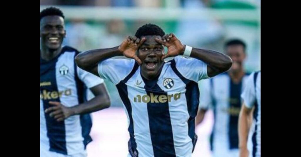Flying Eagles Striker Scores on Debut in Switzerland
