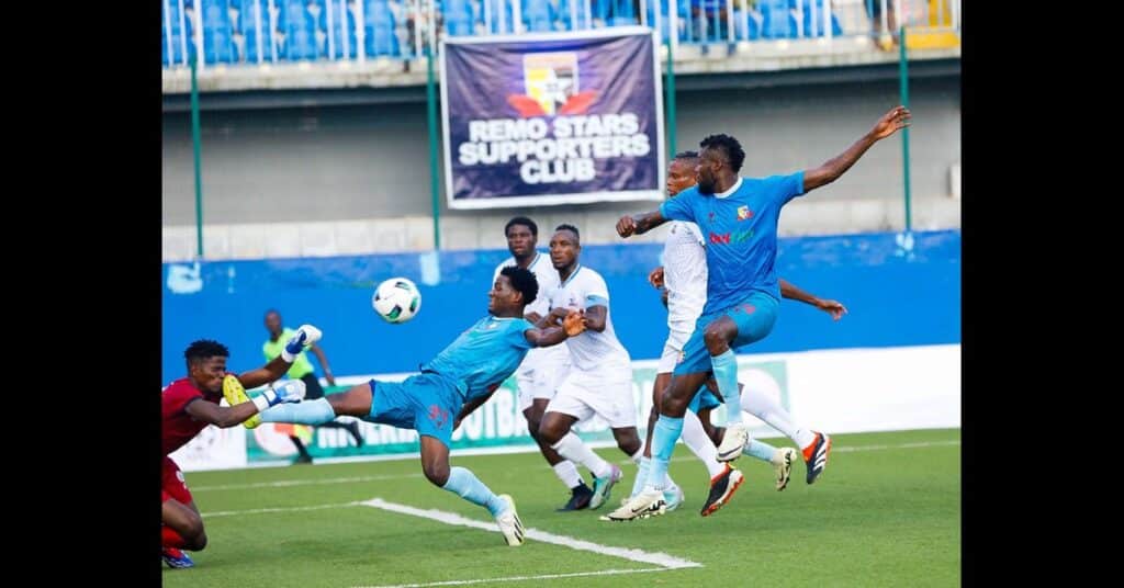 NPFL ROUNDUP: Remo Stars falter, can’t widen gap over Rivers United