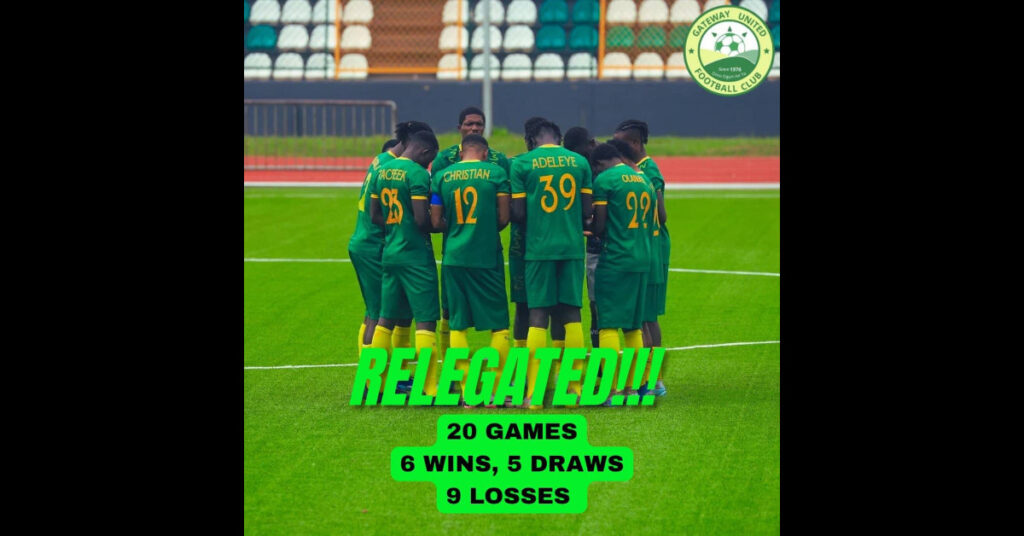 Gateway United Drop to Third Tier After 15 Years in NNL