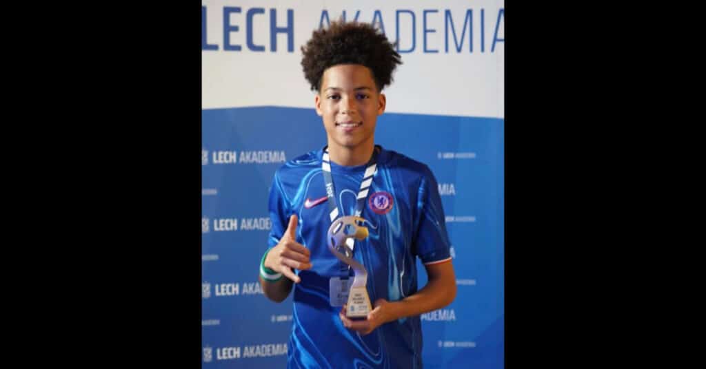 Chelsea’s U-12 Gem Ugbana Kobi Wins MVP at Italian Motion Cup
