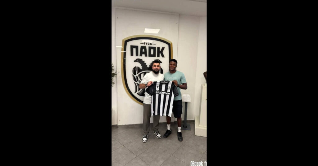 Young CATS FC Star Abasiekeme Ikonong Signs with Greek Side PAOK