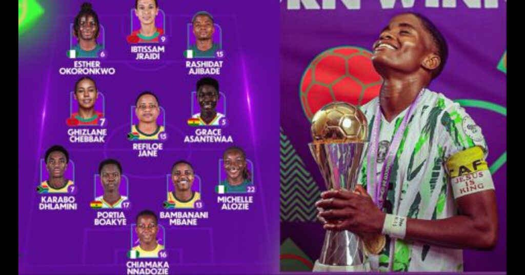 Ajibade, Alozie, Nnadozie and Okoronkwo Make WAFCON 2024 Best XI