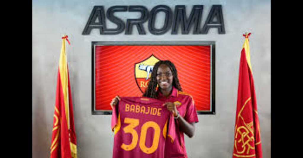 Babajide Says She's Happy to Finally Announce Roma Free Transfer