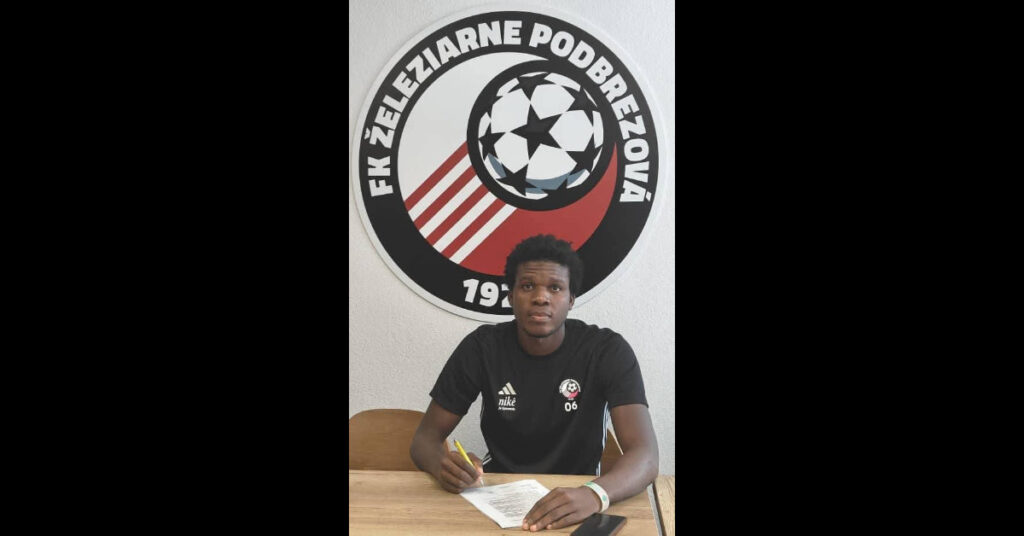 Nigerian Talent Embarks on Slovak Adventure with Podbrezova Move