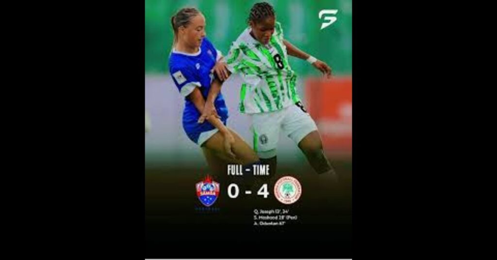 Nigeria Cruise 4-0 to Knockout Stage at U17 Women’s World Cup 2 Nigeria Cruise 4-0 to Knockout Stage at U17 Women’s World Cup