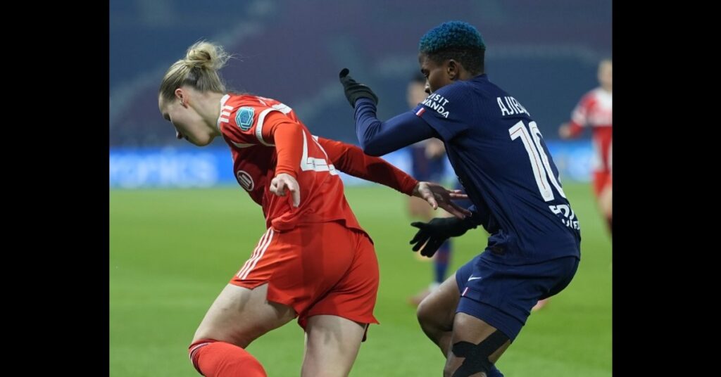 Ajibade Assist Not Enough as PSG Lose 3–1 to Bayern in Women’s Champions League
