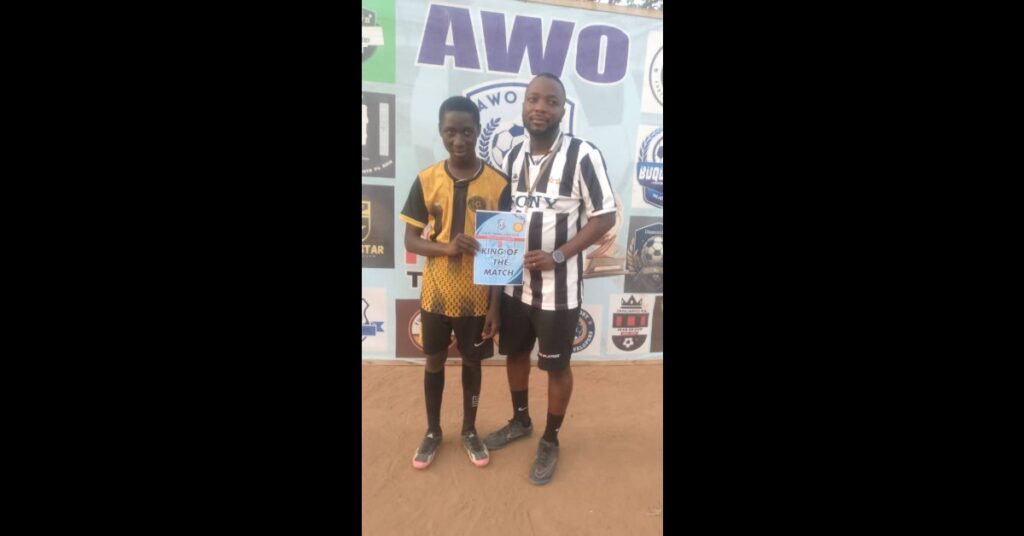 Sulaiman Idris Named MOTM as Awoniyi FC Beat Golden Dollar 2–0 3 Sulaiman Idris Named MOTM as Awoniyi FC Beat Golden Dollar 2–0