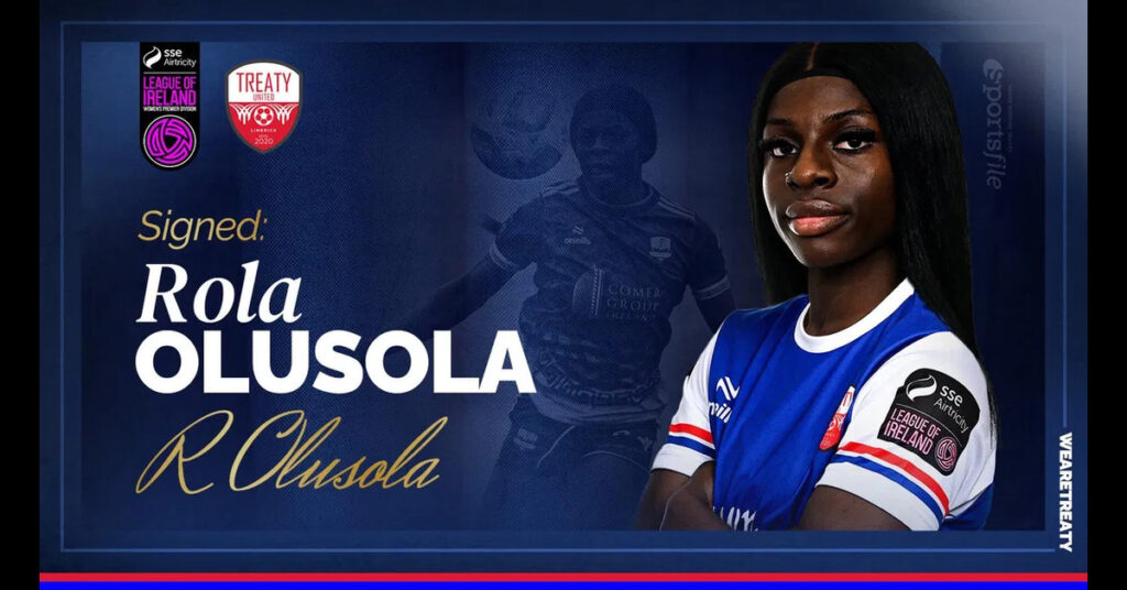Rola Olusola Joins Treaty United Women in Top-Flight Switch 8 Rola Olusola Joins Treaty United Women in Top-Flight Switch