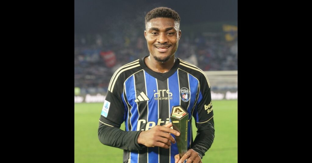 Durosinmi Named Man of the Match on Serie A Debut for Pisa