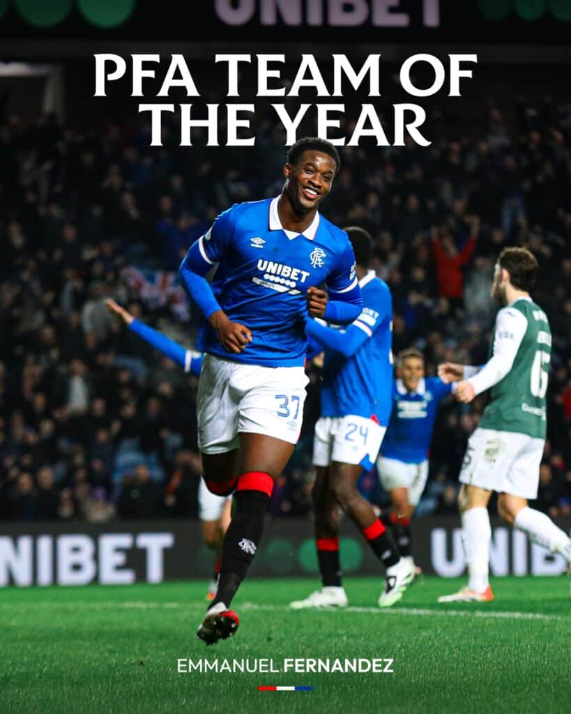 Fernandez Reacts to PFA Scotland Team of the Year Inclusion