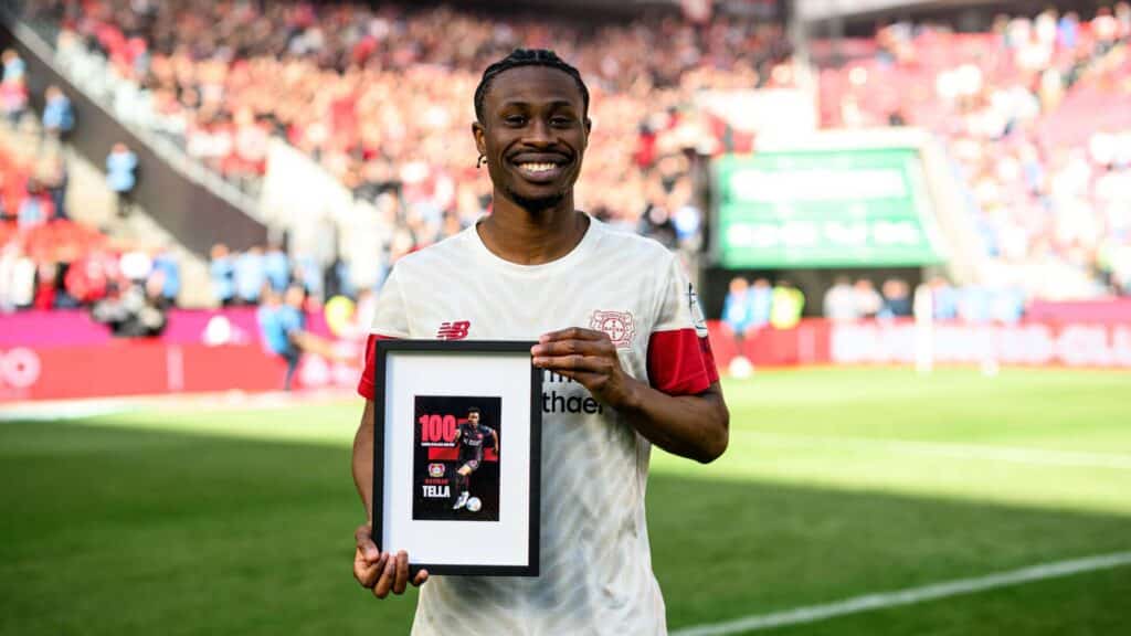 Tella Becomes First Nigerian With 100 Leverkusen Apps