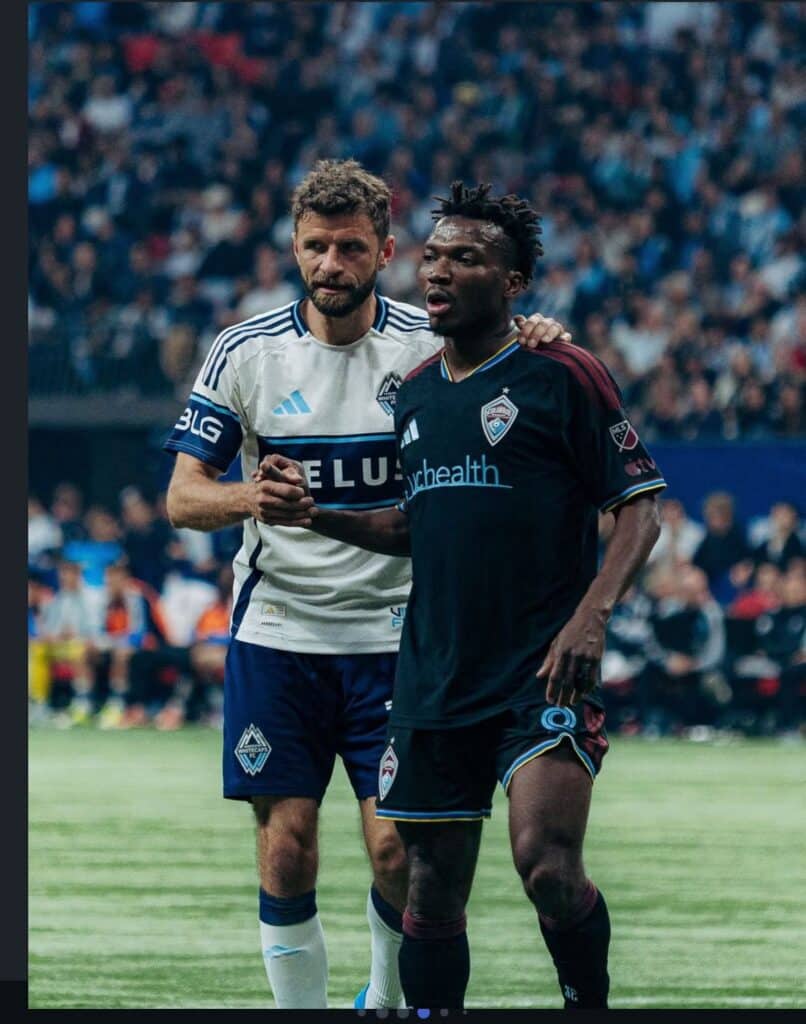 Ojediran Reveals Muller's Kind Words After MLS Encounter