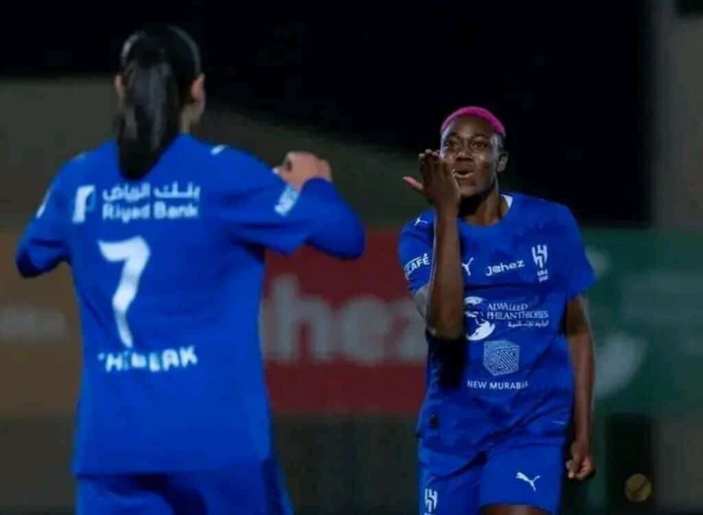 Oshoala Hat-Trick Fires Al Hilal Into Saudi Cup Final