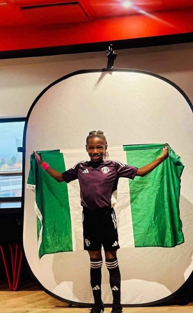 Nigerian Boy Goshen Ishicheli Signs for Man Utd Academy