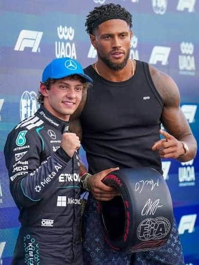 Maduka Okoye Fulfils Formula 1 Dream, Presents Pole Award at Silverstone