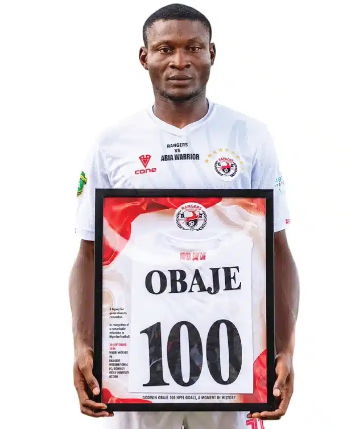 Ezeji Hails Obaje on Historic 100-Goal NPFL Milestone 5 Ezeji Hails Obaje on Historic 100-Goal NPFL Milestone